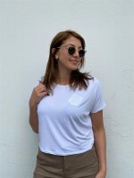 Shirt Lua kurz 17 weiß