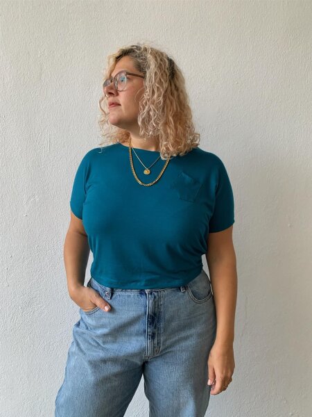 Shirt Lua kurz 50 peacock