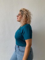 Shirt Lua kurz 50 peacock