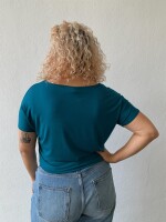 Shirt Lua kurz 50 peacock