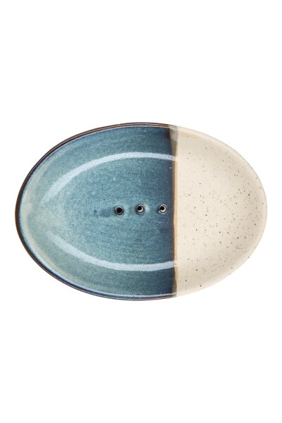 Seifenschale POR316 TQ oval blau