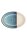 Seifenschale POR316 TQ oval blau