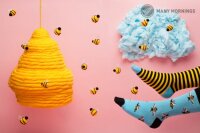 Socken Many Mornings Bee Bee