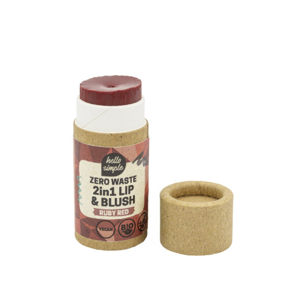 Lip & Blush Hello Simple Ruby Red Zero Waste