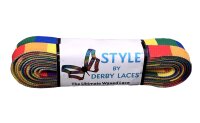 Schnürsenkel Derby Laces STYLE Rainbow Block 183cm
