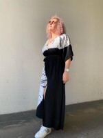 Kleid Lang Kinnaree ni-ki schwarz