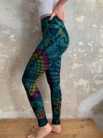 Batik Legg lang türkis mixed
