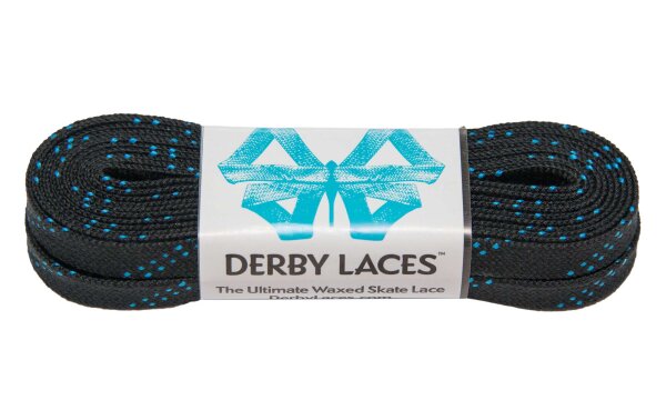 Schnürsenkel Derby Laces Waxed Black 213cm