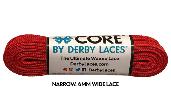 Schnürsenkel Derby Laces CORE Red 213cm