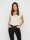 Shirt Pieces PCBillo Tee Lurex Stripes Bright White/Gold Lurex
