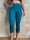 Leggings 3/4 breit. Bund S/M 05 petrol