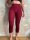 Leggings 3/4 breit. Bund S/M 100 bordeaux