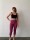 Leggings 3/4 breit. Bund S/M 100 bordeaux