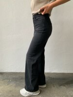 Jeans Pieces PCFlikka Ultra HW Wide Black Denim