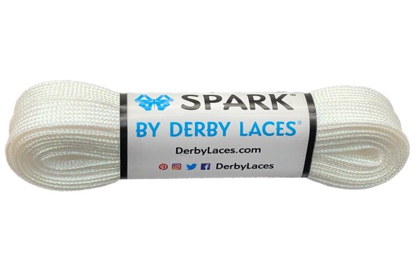 Schnürsenkel Derby Laces SPARK White 213cm