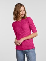 Pullover Pieces PCCrista 2/4 O-Neck Knit Beetroot Purple