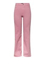 Jeans Pieces PCPeggy HW Wide Pant Colour Begonia Pink