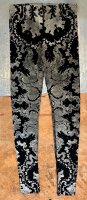 Batik Legg lang schwarz-grau