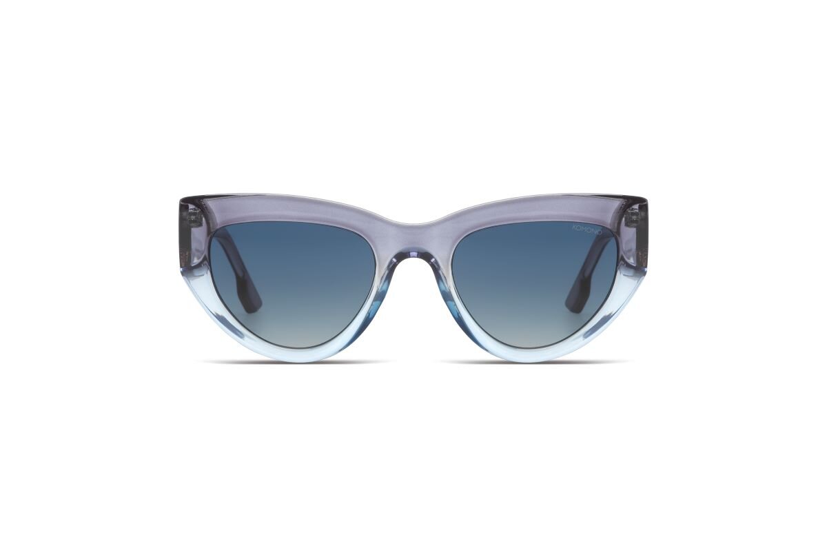 KOMONO Rosie Dry Rose Unisex Cat-Eye Bio Nylon G850 Sunglasses for Men and Women with UV Protection and Scratch-Resistant Lenses