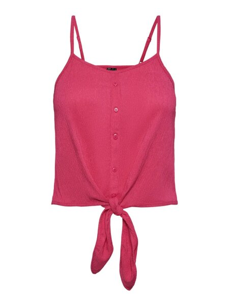 Top Pieces PCLuna Strap Knot Top Beetroot Purple