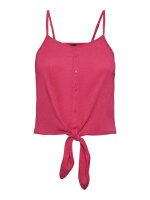 Top Pieces PCLuna Strap Knot Top Beetroot Purple