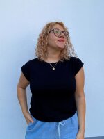 Shirt Kerstin Crop ni-ki 02 schwarz