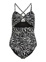 Badeanzug Object ObjMase Swimsuit Black/Zebra