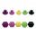 Dance Plugs STD metrisch schwarz
