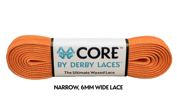 Schnürsenkel Derby Laces CORE Carrot Orange 274cm 108"
