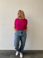 Shirt Lua kurz 49 hot pink