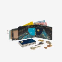 Portemonnaie Paprcuts RFID Secure PRO Wallet Saphire Marble