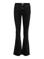 Jeans Object ObjNaia LW Flared Black Denim