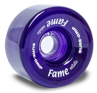 Rollen Fame Sure Grip Clear Purple 57mm 95A