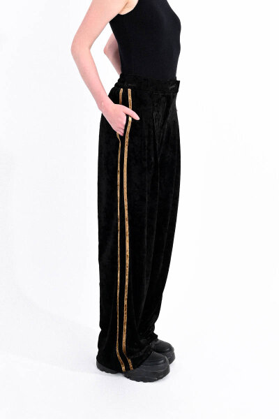 Hose Lili Sidonio Young Ladies Knitted Pants TLF128BN Black
