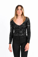 Shirt Lili Sidonio Young Ladies Knitted Top ELS112BBN Black L
