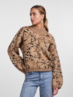 Pullover Pieces PCJoella LS High-Neck Knit Tigers...