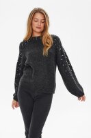 Pullover Freequent FQPearl PU Charcoal Melange