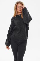 Pullover Freequent FQPearl PU Charcoal Melange
