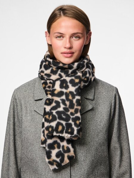 Schal Pieces PCJorna Long Scarf Black/Leo
