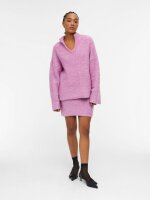 Pullover Object OBJFrill L/S Long Kni Orchid