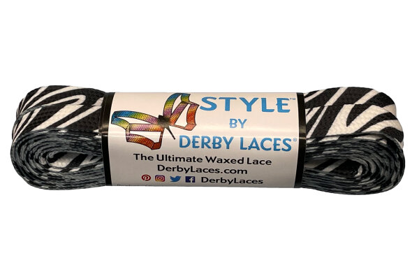 Schnürsenkel Derby Laces STYLE Zebra 244cm