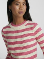 Pullover Pieces PCCrista LS O-Neck Knit Hot Pink Wide Birch