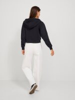 Sweatjacke JJXX JXAbbie LS Brush Zip Hood Black White
