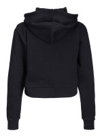 Sweatjacke JJXX JXAbbie LS Brush Zip Hood Black White