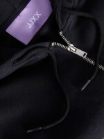 Sweatjacke JJXX JXAbbie LS Brush Zip Hood Black White