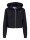 Sweatjacke JJXX JXAbbie LS Brush Zip Hood Black White