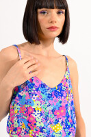 Top Lili Sidonio Young Ladies Woven Cami LAL138BCE Blue Lucy