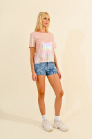 Shirt Lili Sidonio Young Ladies Knitted Tee LAL254CE Coral