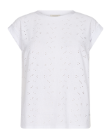 Shirt Freequent FQBlond Tee Flower Brilliant White