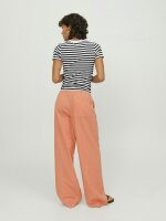 Hose JJXX JXFlora Linen Blend MW Pant Peach Echo